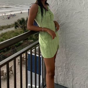sage green summer dress!